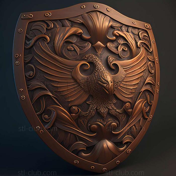 3D model shield (STL)